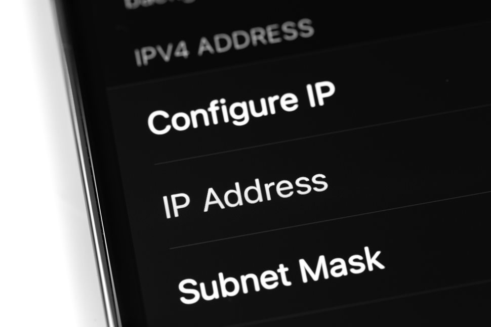 check ip on iphone